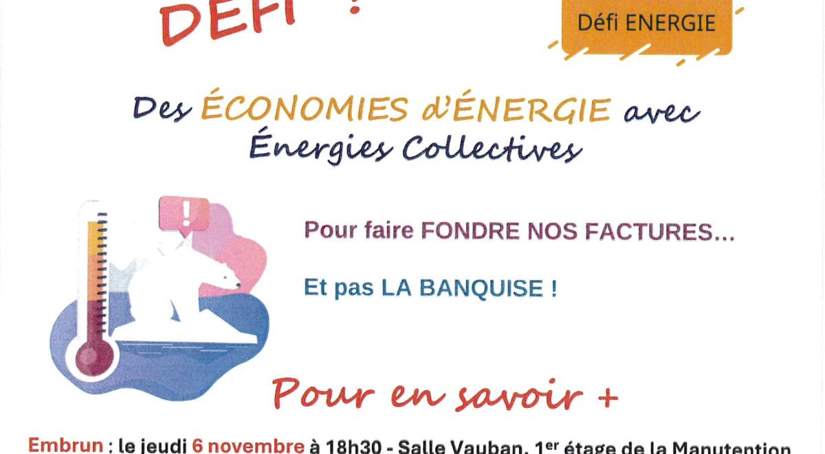 Défi Déclic - Réunions publiques