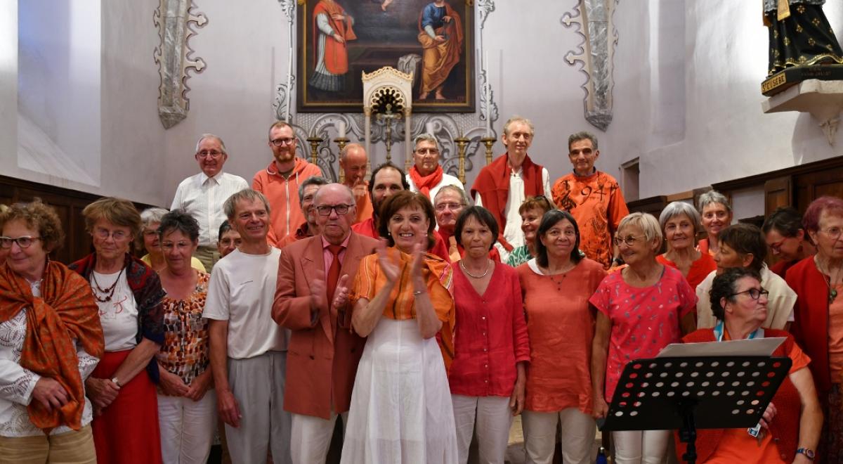 Chorale à l'église