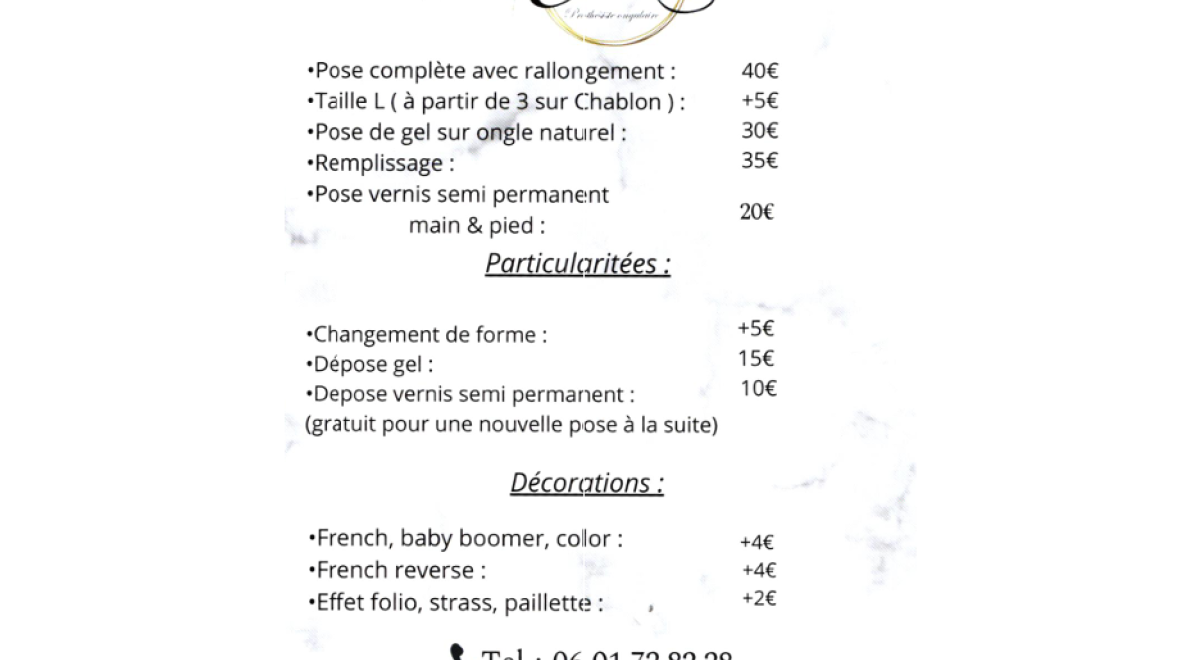 EM Prothésiste ongulaire