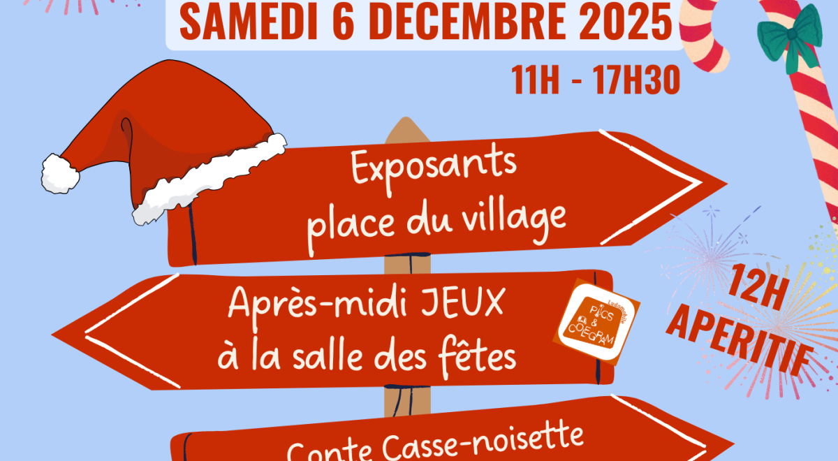 Affiche Marché de Noël  à Châteauroux