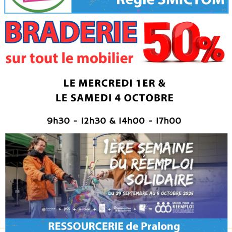 Ressourcerie - Braderie