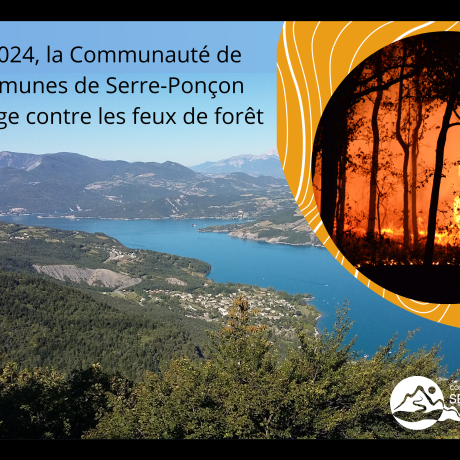 La Communauté de Communes de Serre-Ponçon s'engage contre les feux de forêts