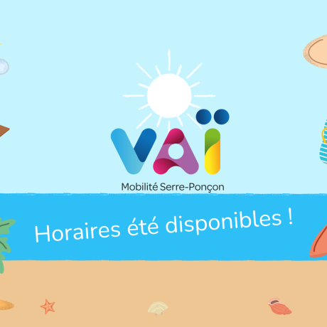 Visuel actu web horaires été Vaï