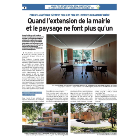 Extension de la mairie