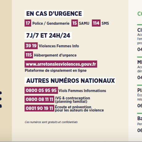 Trouver de l'aide en cas d'urgence