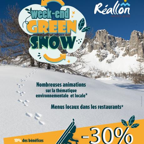 green snow