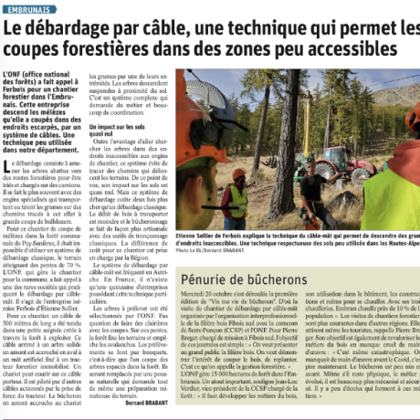 Débardage par câble Débardage par câble