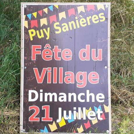 Affiche fête du village 2