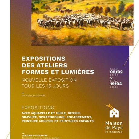 Expositions des Ateliers Formes et Lumières Expositions des Ateliers Formes et Lumières