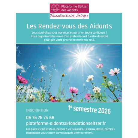 Rendez-vous des aidants - programme 2026