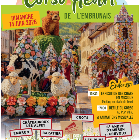 Corso Fleuri de l'Embrunais 14 Juin