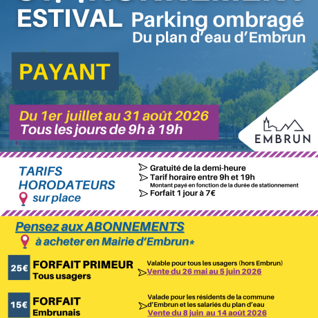 Parking ombragé 