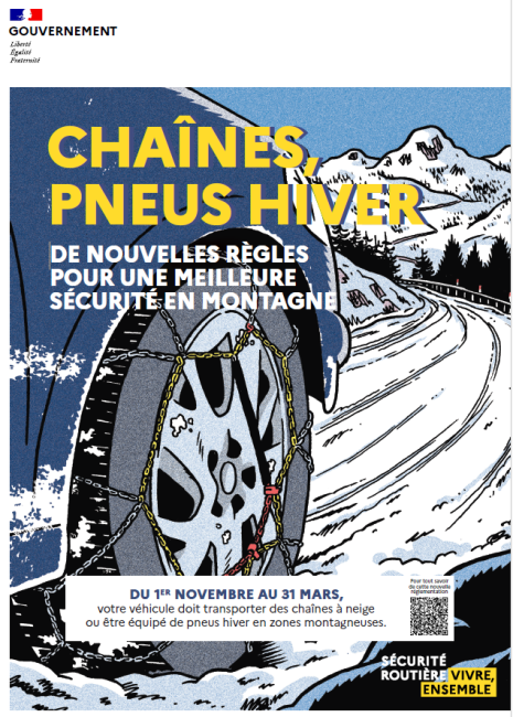 Equipements hivernaux obligatoires