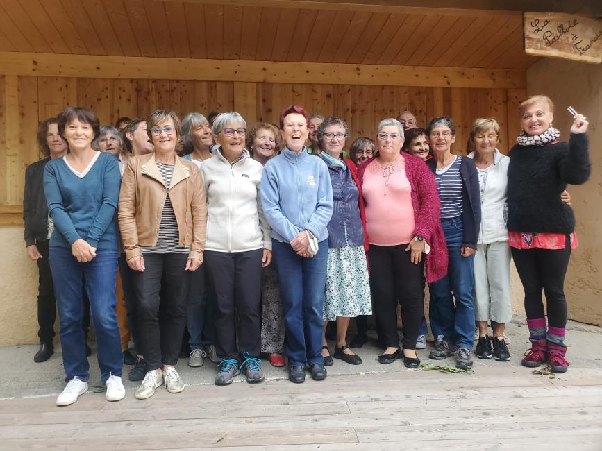 La chorale Atout choeur à la rentrée de septembre 2021