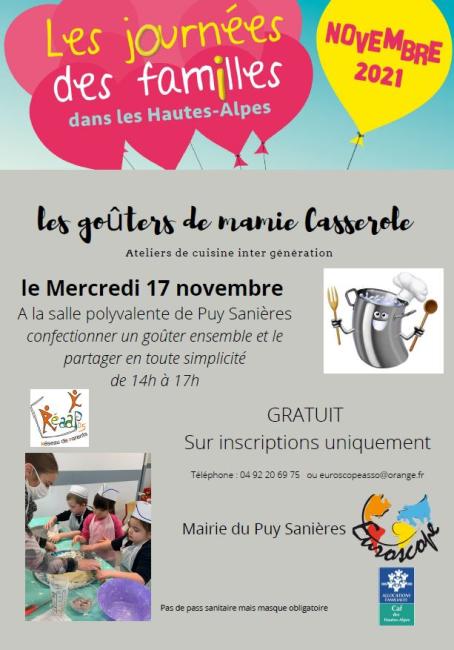 Les goûters de Mamie casserole