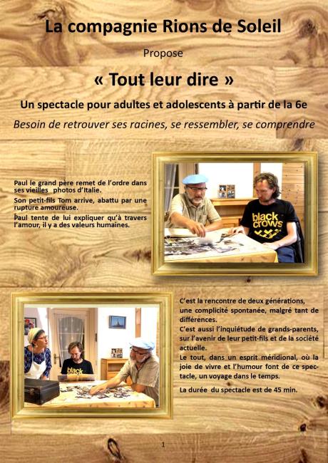 Affiche théatre Pas de Côté