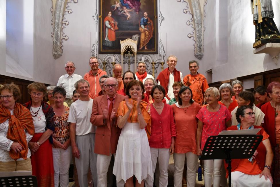 Chorale à l'église