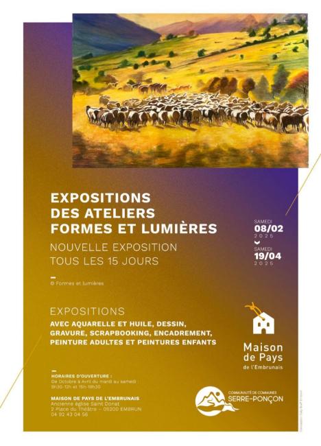 Expositions des Ateliers Formes et Lumières