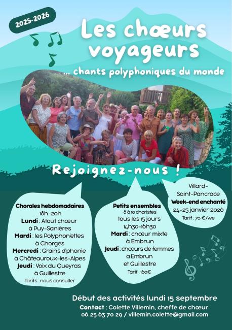 Les Choeurs Voyageurs 2025 2026