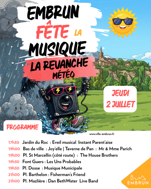 Fête de la musique,  la revanche météo