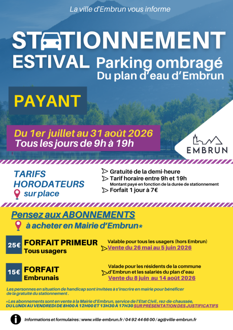 Parking ombragé